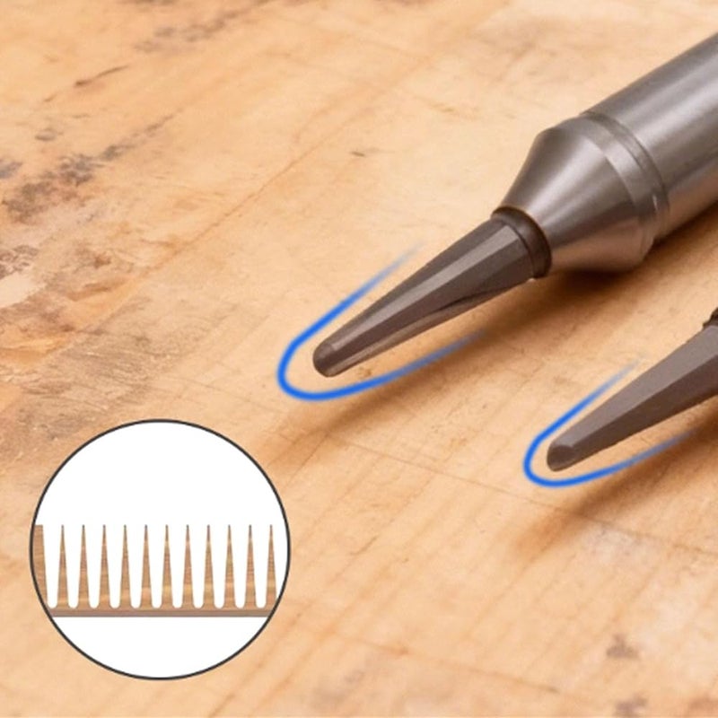 Luocute 2 Pcs Carbide Rounded Bottom Arc Grooving Cutter V Shaped Woodworking Groove Router Bit with Precisely Ground Blades for Slotting Solid Wood Board MDF Furniture Door Panels - Image 3