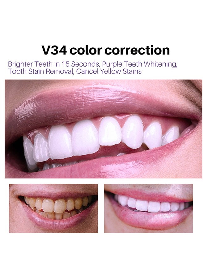 Lanthome Purple Teeth Whitening Mousse, Stain Remover, Teeth Whitening Booster, Purple Toothpaste (50ml)  - Image 4