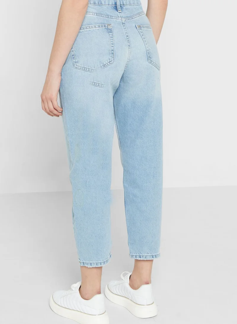 Miss Selfridge High Waist Mom Jeans