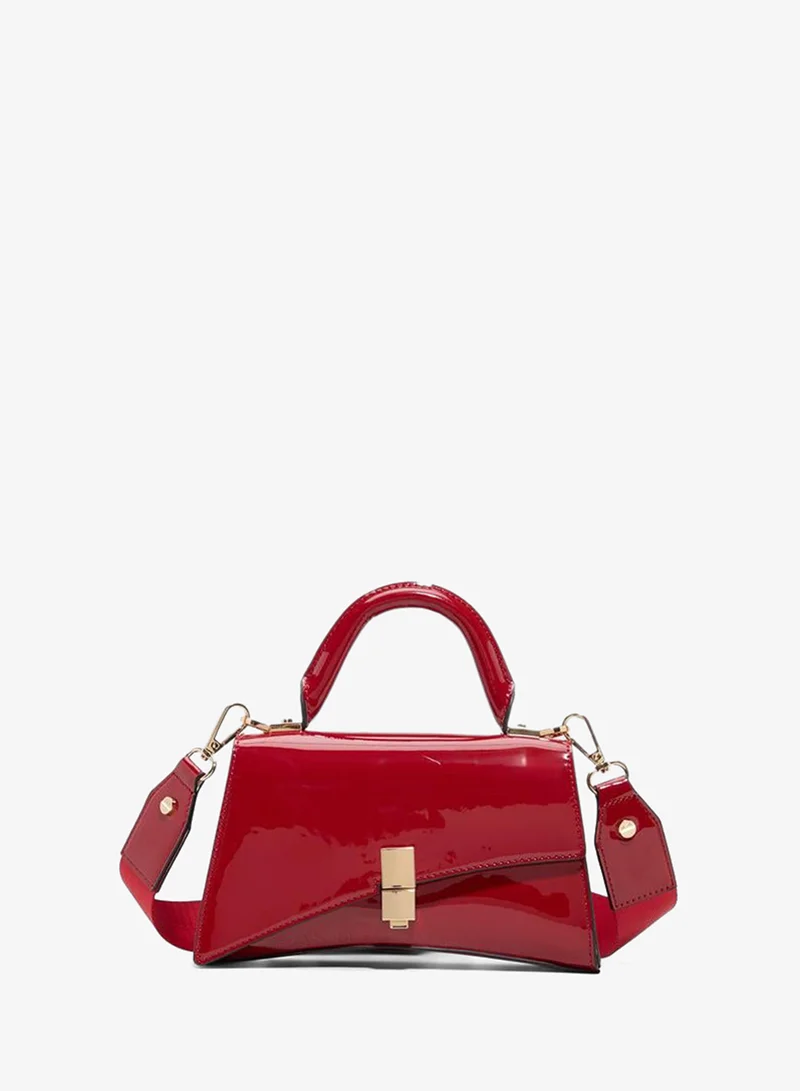 Lucena Ladies Red Top Handle Bag