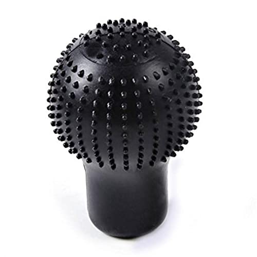 Auto Pearl Car Non Slip Soft Silicon Black Color Gear Shift Knob Cover- (Round Shape) - Image 1