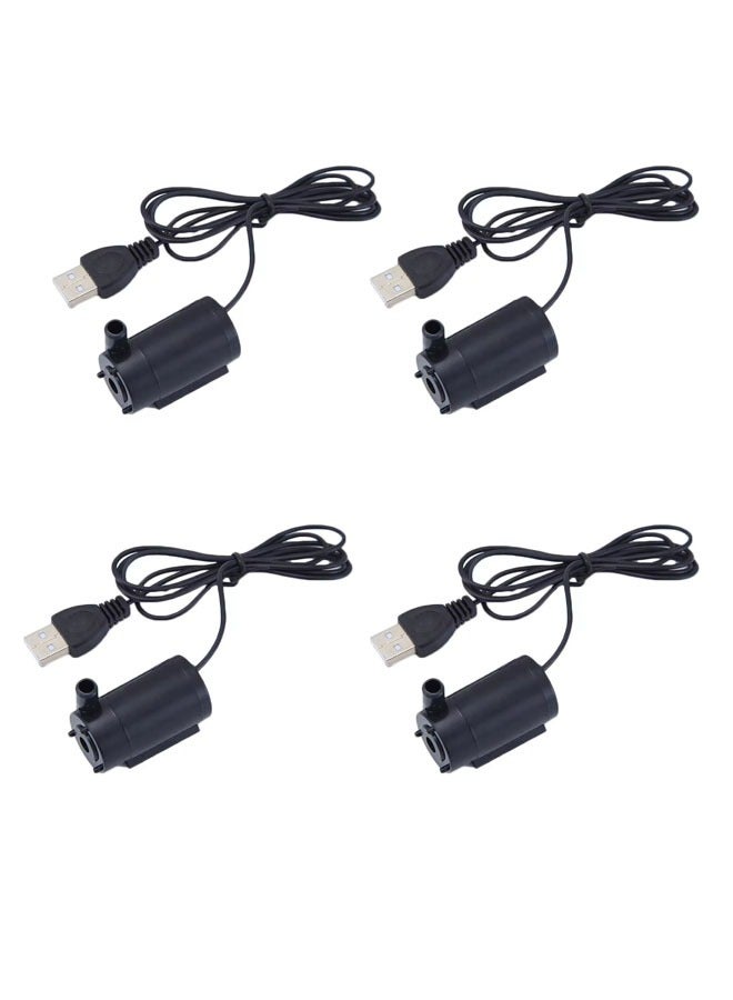 زفيف DC 3 5V USB ميكرو غواصة ميني مضخة المياه لحوض السمك خزان بركة نافورة الهيدروبونيكس نافورة حديقة شلال أسود - Image 1