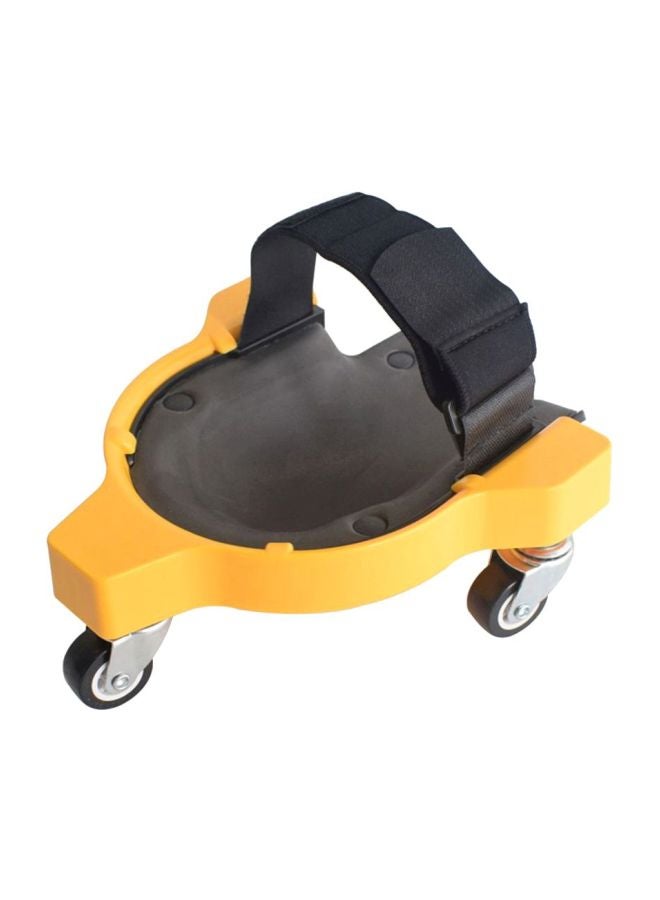 Knee Pad Protector With Wheels Yellow/Black 30.00x9.00x22.50cm - Image 1