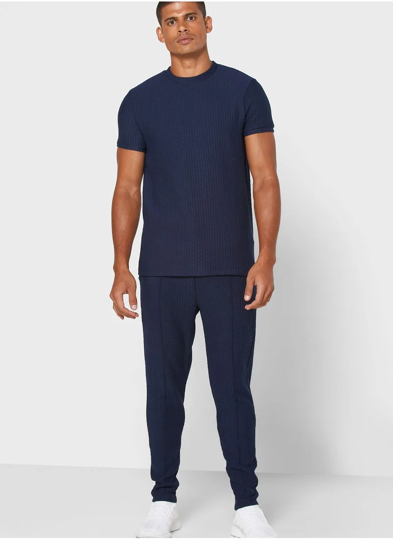 TOPMAN Textured Sweatpants