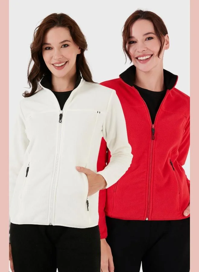 ليلا كارديجان نسائي بسحاب وجيوب من قطعتين ليلى بقصة ضيقة ومقاوم للوبر