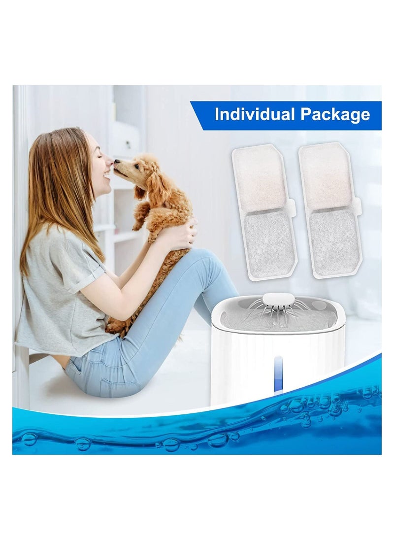 HOCC - 6 Pack Cat Water Fountain Filters for 3L Pet Water Fountain - Image 1