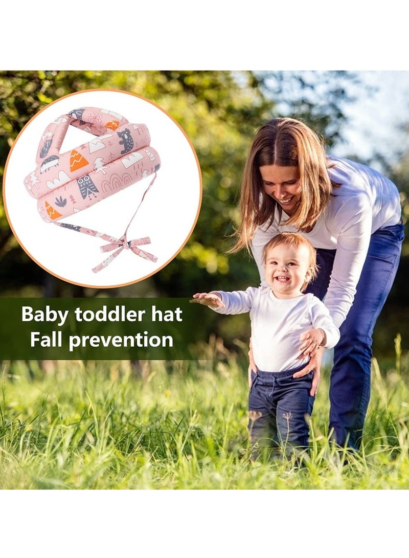 KASTWAVE Baby Head Protector Safety Helmet Toddler Protective Cap Infant Protection Hats Adjustable Size for Children from 5 Months to 3 Years Old Pink - Image 5