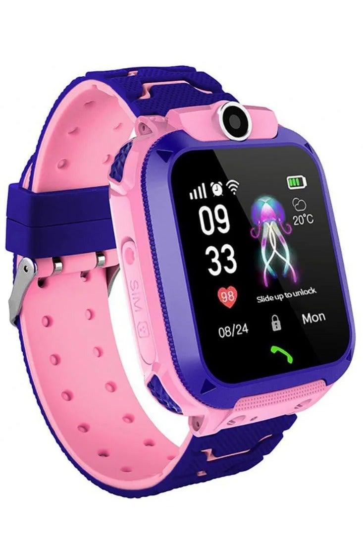 Nabi Kids IP65 Waterproof Smart Watch with SOS, Camera, Call, Music, 7 Games Puzzle, Alarm Clock, Compatible with iOS and Android for Girls and Boys Perfect Gift for Kids(Pink) - Image 1