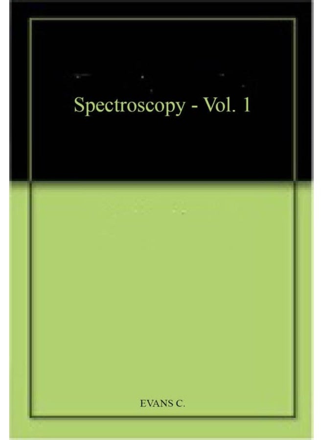 SPECTROSCOPY VOL 1 (HB 2016)