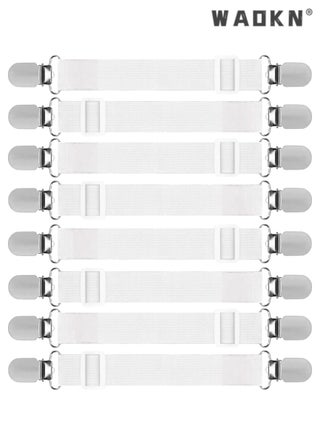 Simple and easy to use multifunctional high quality sheet clips bedding fitted sheet clips with elastic band and mattress strap sheet holder suspender fastener 9pcs/set black - pzsku/ZE45900A2BB7CA9DAF224Z/45/_/1729676878/bc7ad3c4-b4b4-48e7-bf93-a38e68e736d1