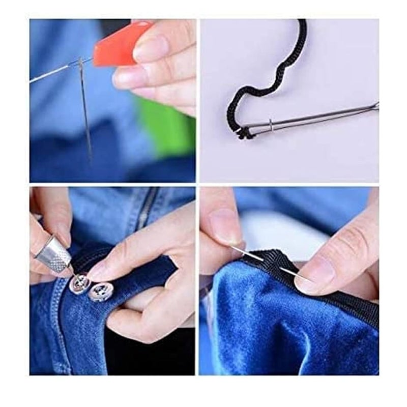 Sulfar 98pcs Sewing Kit Bundle Mini Travel Sewing Accessories Tools for Beginners, Emergency Sewing Needs - Portable Compact Sewing Set with Scissors, Needles, Threads, and More - Ideal for Home, Travel, DIY Projects - Great Gift for Crafting Enthusiasts and Beginners Alike - Image 4