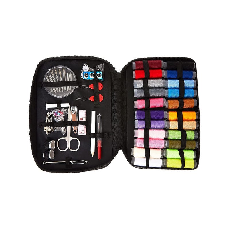 Sulfar 98pcs Sewing Kit Bundle Mini Travel Sewing Accessories Tools for Beginners, Emergency Sewing Needs - Portable Compact Sewing Set with Scissors, Needles, Threads, and More - Ideal for Home, Travel, DIY Projects - Great Gift for Crafting Enthusiasts and Beginners Alike - Image 3