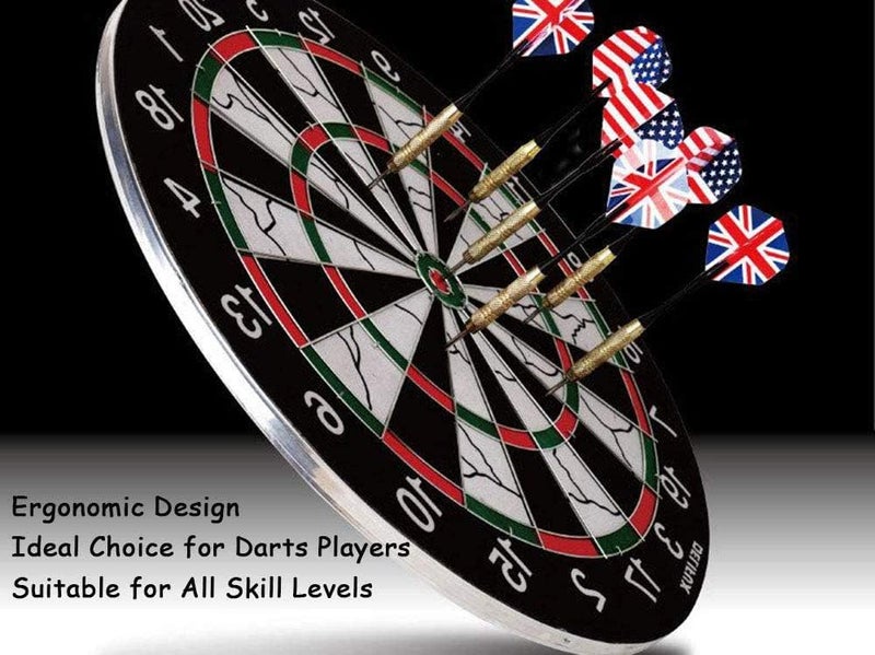 SLYK Professional Steel Tip Darts/Magnetic Darts Set, Bullseye Pro Dart Series, Sharp Pointed Tip Darts for Dartboard Game (Pack of 12 - Steel Darts) - Image 4