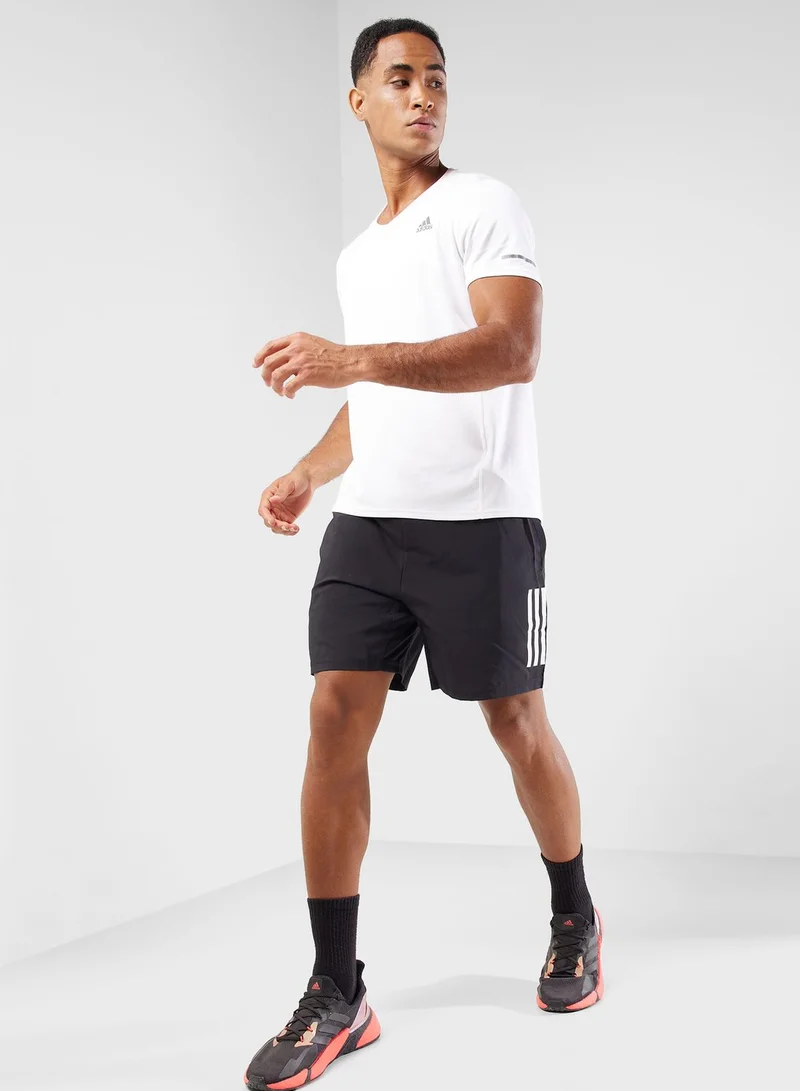 adidas شورت كلوب مزين بـ 3 خطوط