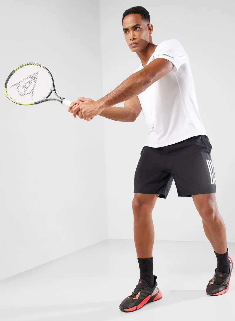 adidas شورت كلوب مزين بـ 3 خطوط
