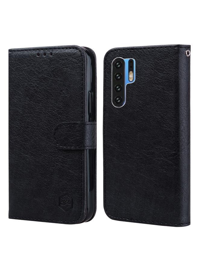 S-TOP Case For Huawei P30 Pro Skin Feeling Oil Leather Texture PU + TPU Phone Case - Image 1