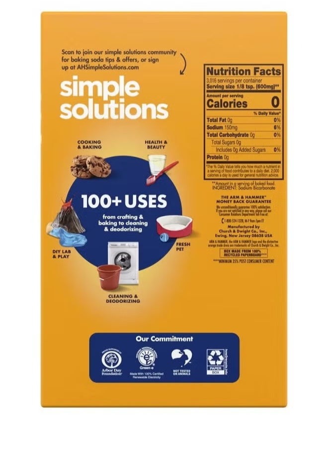 Arm & Hammer - 2 Piece Arm & Hammer Pure Baking Soda Box ( 453 g ) - Image 1
