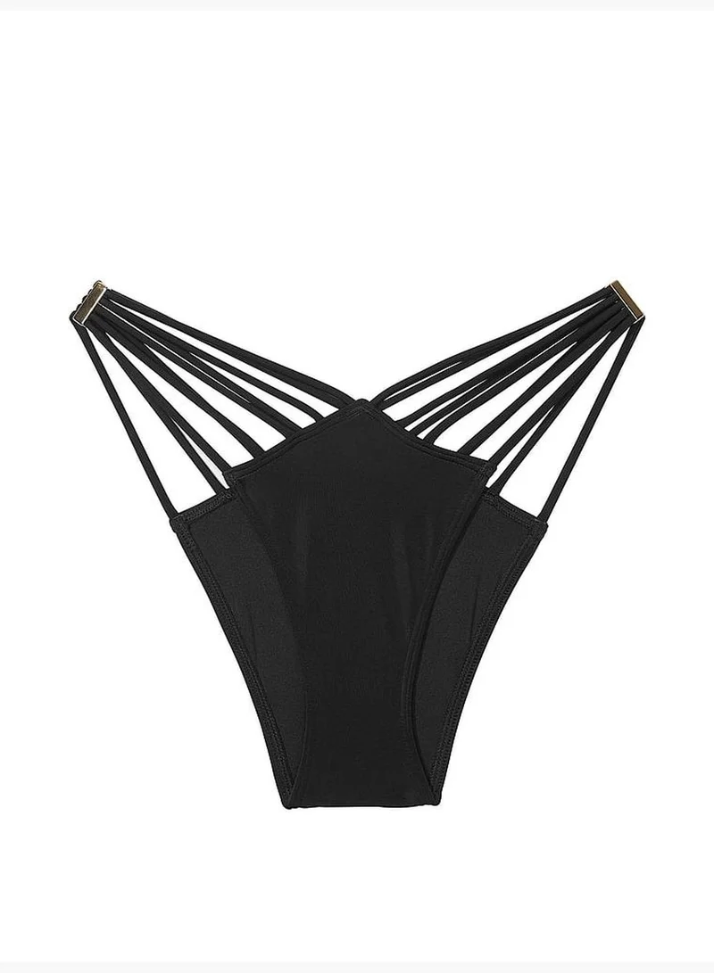 Victoria's Secret VS Archives Swim Strappy Hardware Brazilian Bikini Bottom