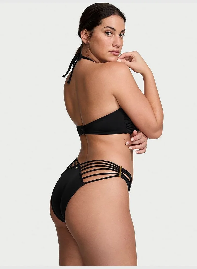 Victoria's Secret VS Archives Swim Strappy Hardware Brazilian Bikini Bottom