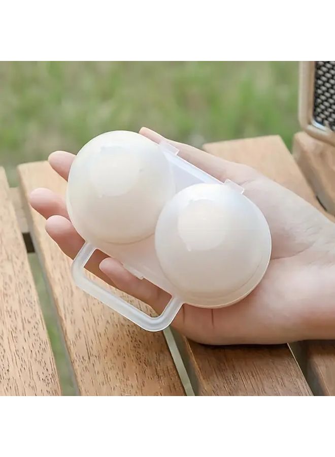 1pc Heavy Duty Plastic Shockproof Egg Carrier Container With 2 Compartment Holder - Image 4