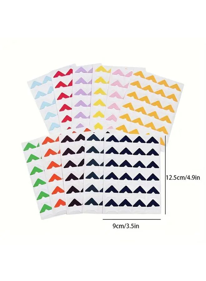 Black Photo Album Corner Stickers Self Adhesive 1pc For DIY Folding Photo Albums - Image 3