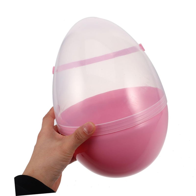 2 Pcs Fillable Plastic Easter Egg Containers For Candy Party Favors And Festive Celebrations - Image 5