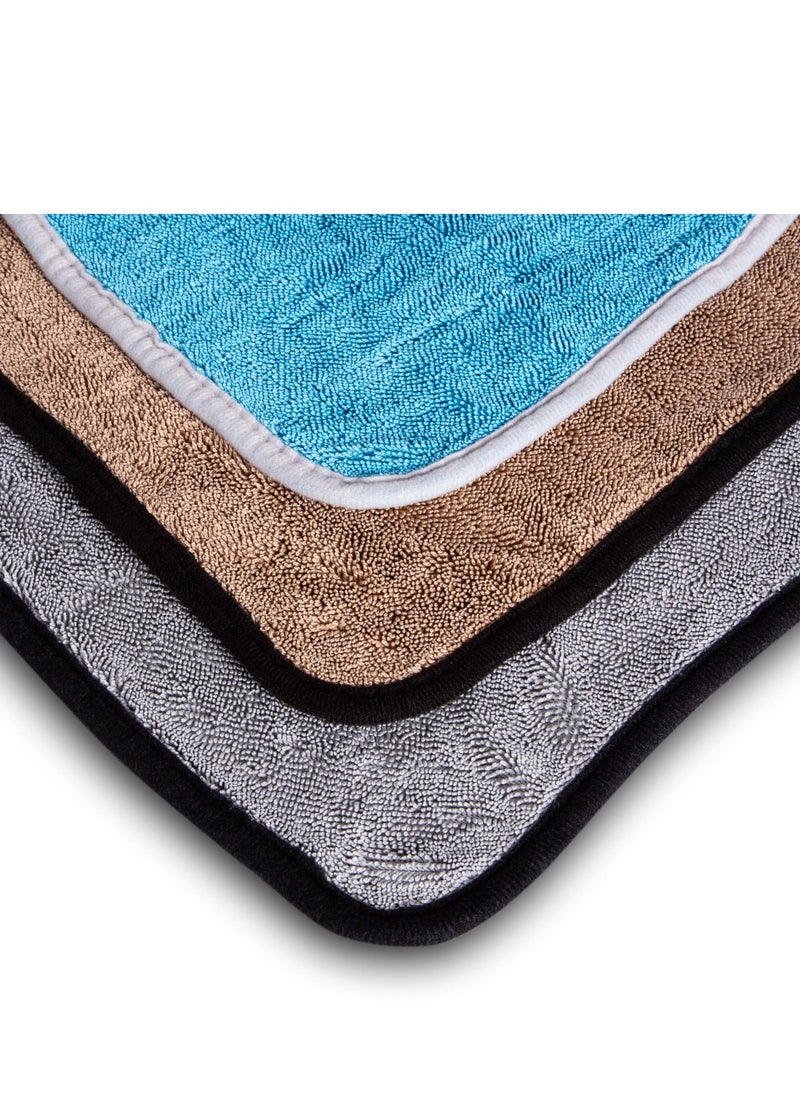 Dry Monster - Dry Monster Ultra-Absorbing Drying microfiber towel clothes, Gray, 1pc 50x60cm - Image 1