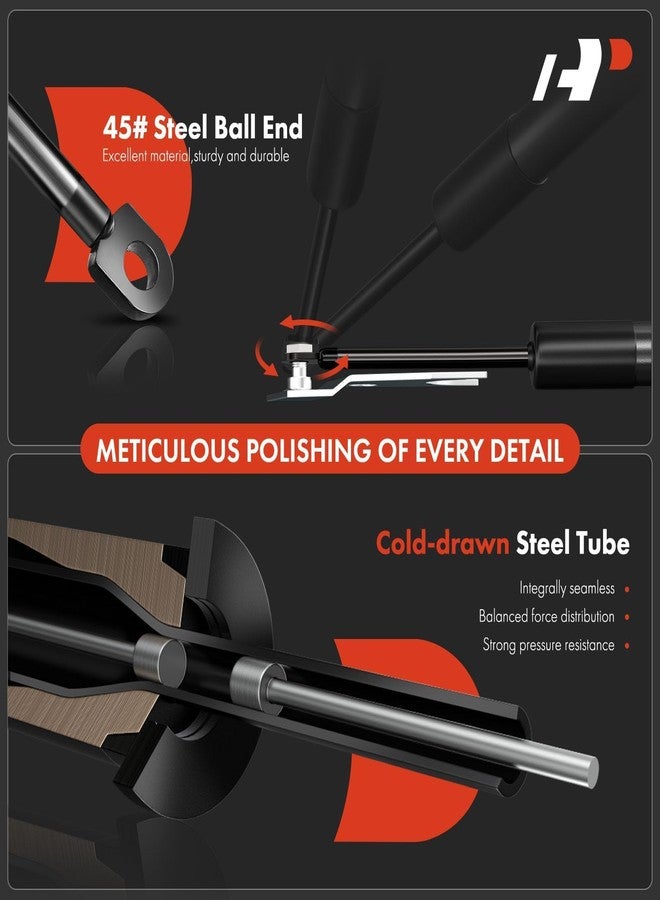 A-Premium Rear Left Tailgate Assist Lift Supports Shock Struts Compatible with Toyota Models - Tacoma 2005 2006 2007 2008 2009 2010 2011 2012 2013 2014 2015 Pickup - Image 4