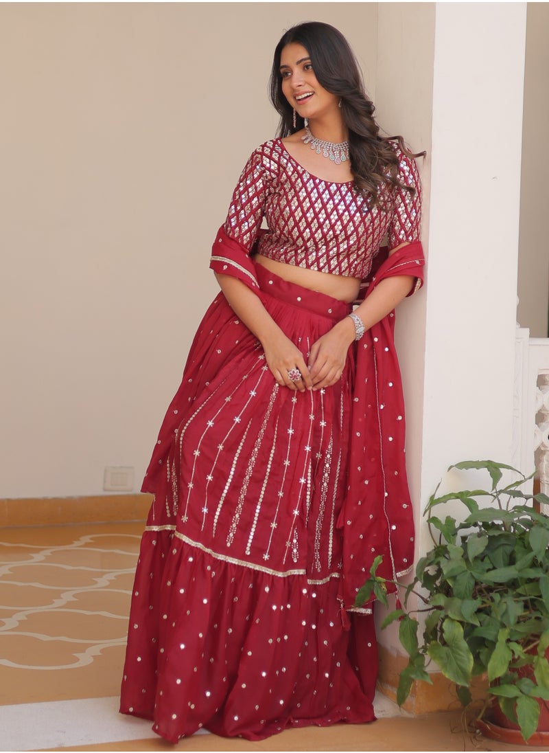Super Asian Designer Primum Embroidery  Lehenga Choli Wedding Collection  - Image 2
