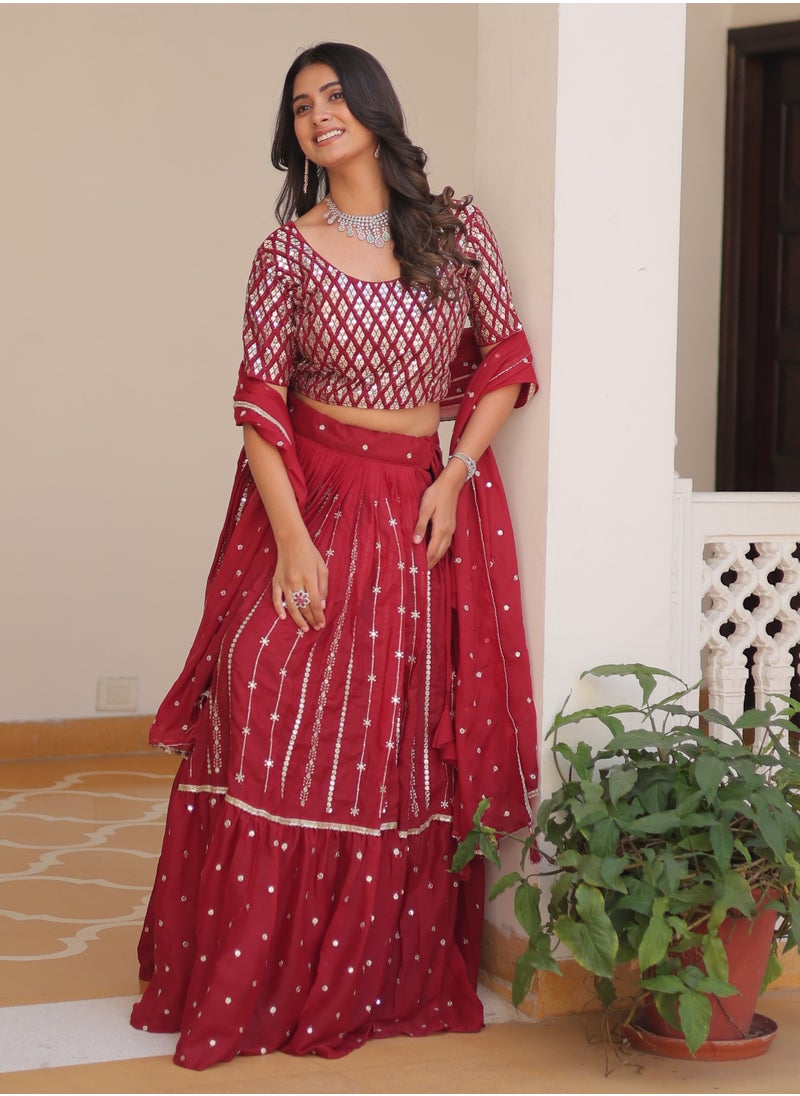 Super Asian Designer Primum Embroidery  Lehenga Choli Wedding Collection  - Image 3