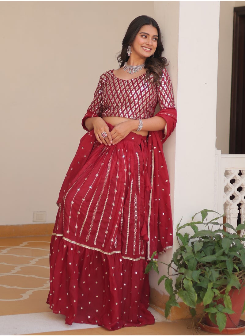 Super Asian Designer Primum Embroidery  Lehenga Choli Wedding Collection  - Image 5