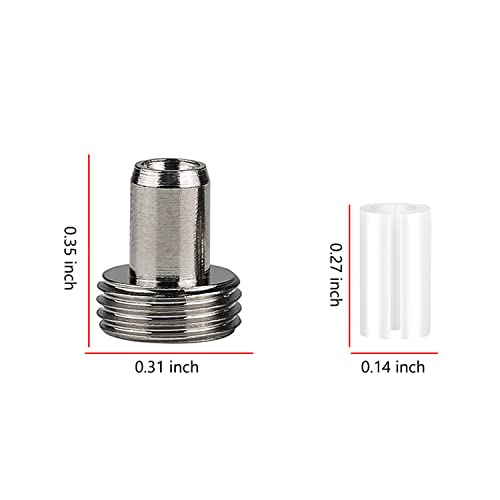 Duogalia 10 Pack Fiber Optical Accessories: 5 Pcs Ceramic Core & 5 Pcs Metal Heads for Fiber Optic Tester - Image 4
