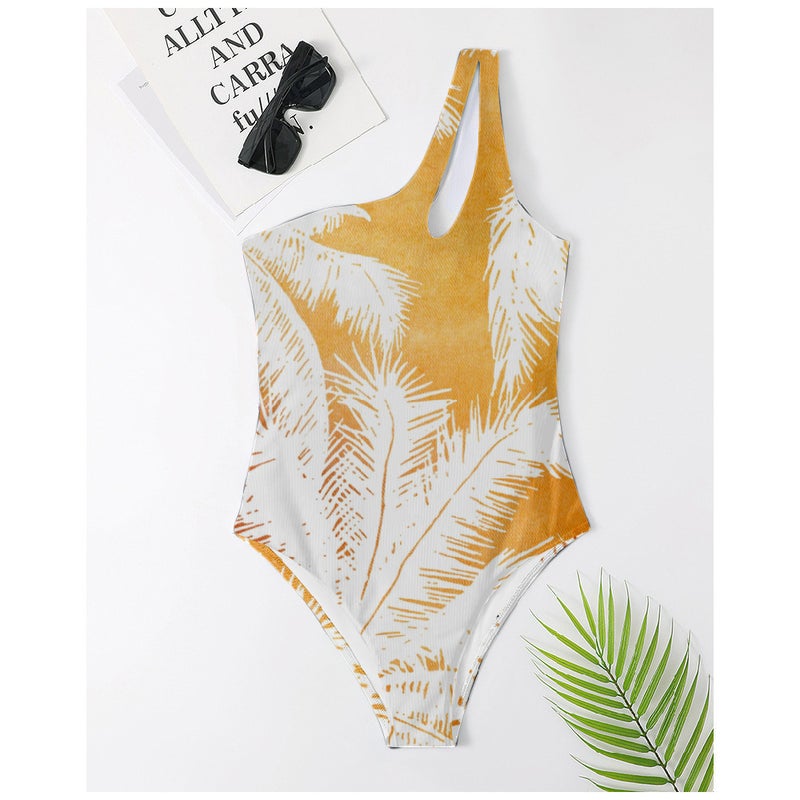 2024 3D Creative Pattern Vest One-Piece Swimsuit Suspender Bikini - Image 5