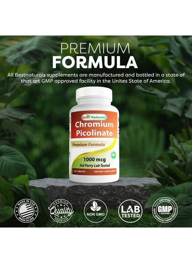 Best Naturals Chromium Picolinate 1000 mcg 120 Tablets (Pack of 2) - pzsku/ZE459D239B32F9938DF73Z/45/_/1739883263/e51d0c20-c9d8-43a3-9a2f-fd1df1e44541