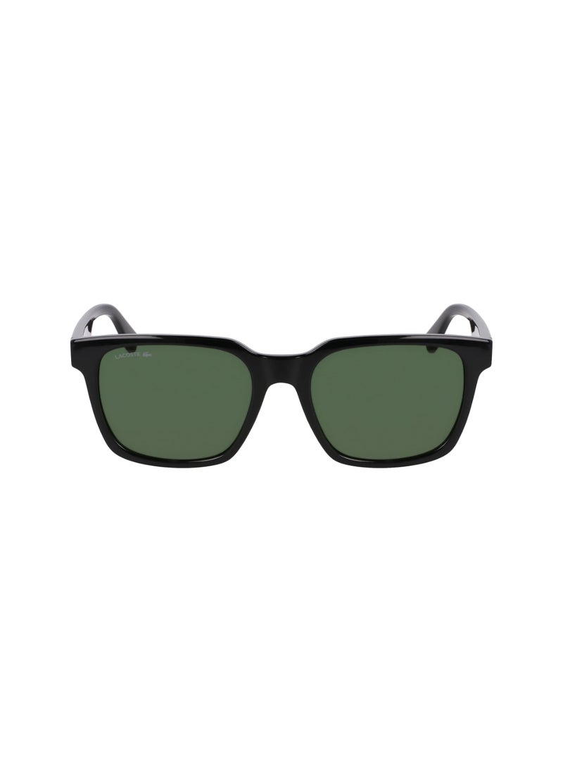 LACOSTE FULL RIM BIO INJ-G820 MODIFIED RECTANGLE LACOSTE SUNS L6028S  5419 (001) BLACK  - Image 1