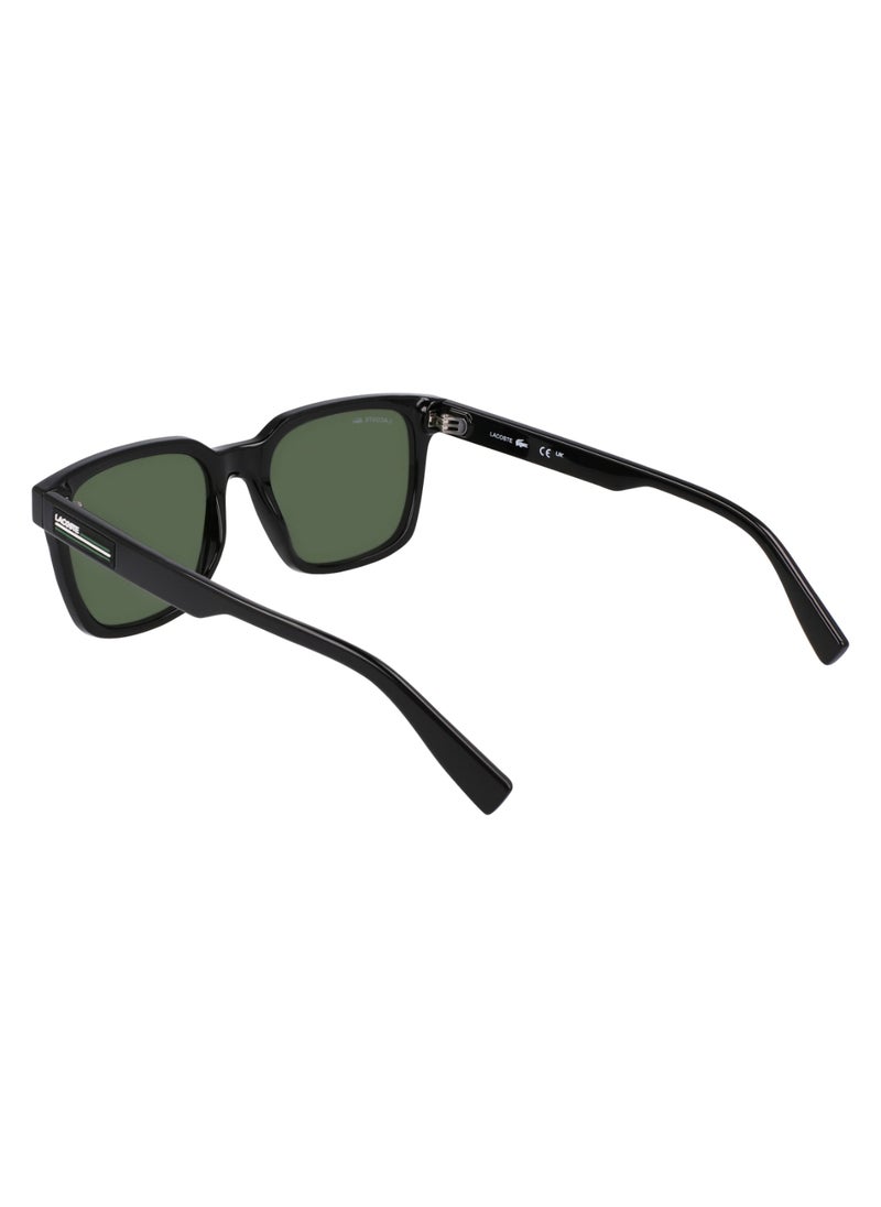 LACOSTE FULL RIM BIO INJ-G820 MODIFIED RECTANGLE LACOSTE SUNS L6028S  5419 (001) BLACK  - Image 5