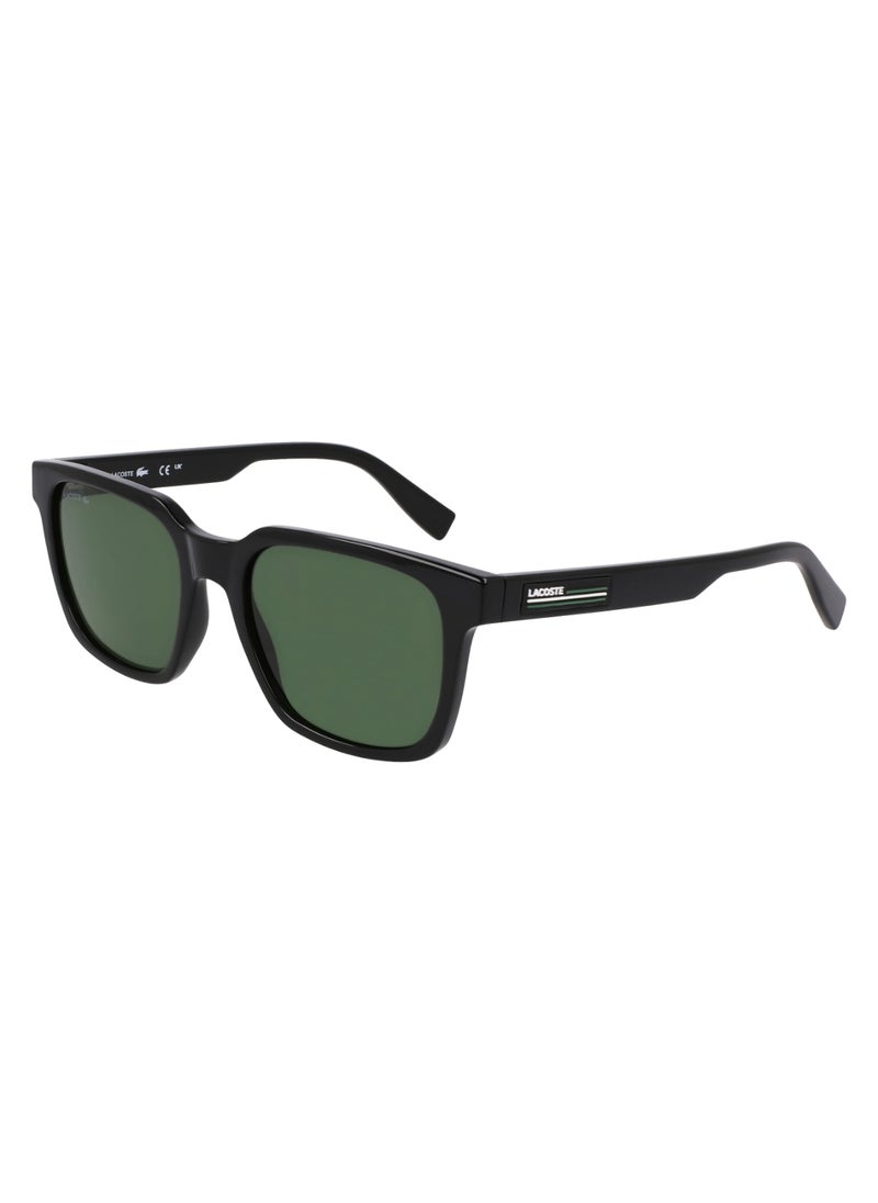 LACOSTE FULL RIM BIO INJ-G820 MODIFIED RECTANGLE LACOSTE SUNS L6028S  5419 (001) BLACK  - Image 2