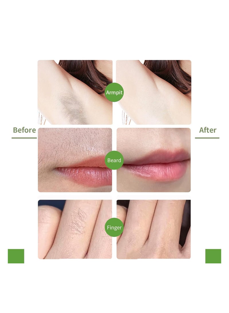 إيلهو إزالة الشعر البارافين - 98 ٪ من الصيغة الطبيعية للبشرة الحساسة ، إزالة الشعر من وجه المرأة بلطف وبسرعة إزالة الحواجب والشفاه والجسم والساقين بيكيني خط الشعر - هيبوالرجينيك - Image 5