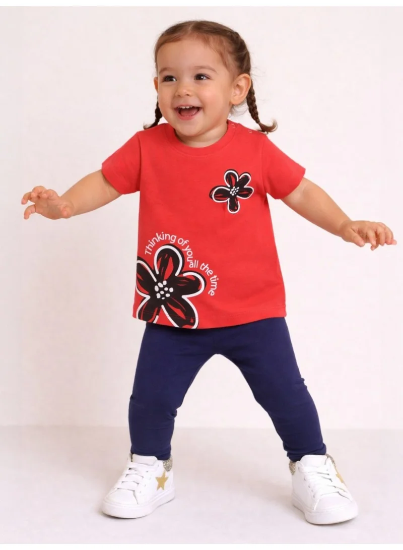 Victor And Jane  Girls’ Multipack (2 Pack) – Graphic T-Shirts & Leggings Set (Basic Fit) for Women | Best Price UAE
