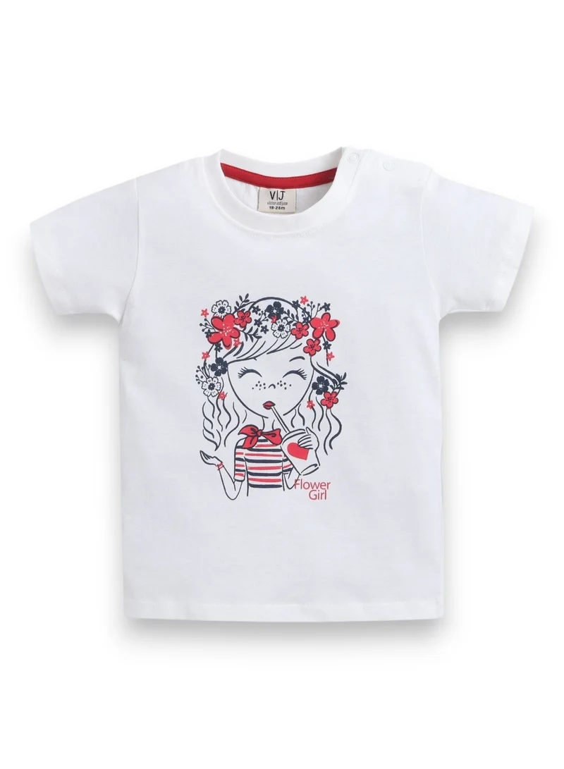 Victor And Jane  Girls’ Multipack (2 Pack) – Graphic T-Shirts & Leggings Set (Basic Fit) for Women | Best Price UAE