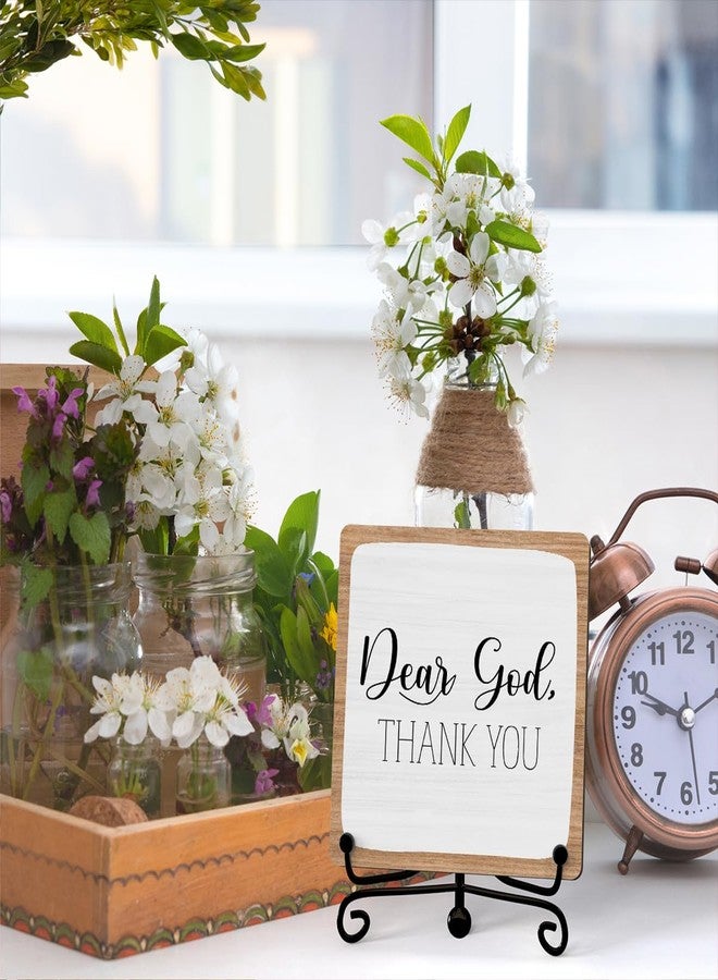 Jusitakeet Home Decor, Farmhouse Shelf Table Decor, Christian Office Home Décor Accents For Living Room Mantle Coffee Bar Bookshelf Kitchen Entryway (B20) - Image 3