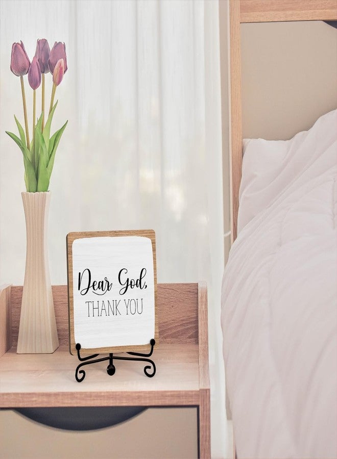 Jusitakeet Home Decor, Farmhouse Shelf Table Decor, Christian Office Home Décor Accents For Living Room Mantle Coffee Bar Bookshelf Kitchen Entryway (B20) - Image 4