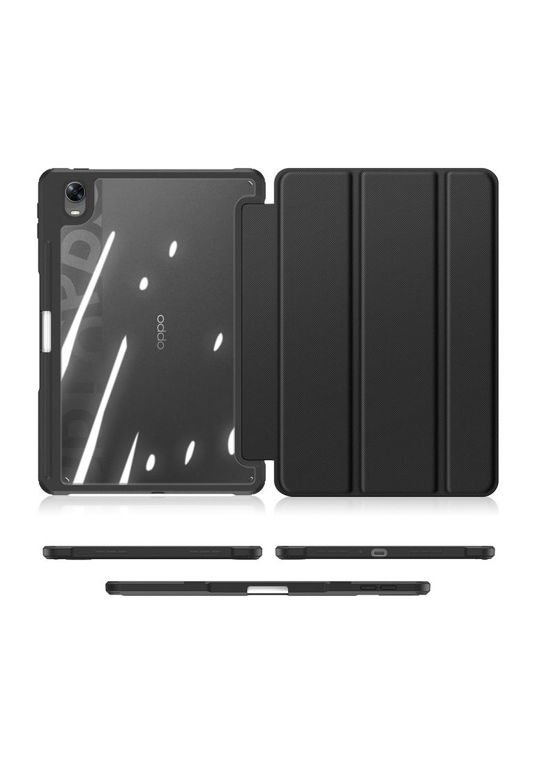 دوكس دوتشيز For OPPO Pad DUX DUCIS TOBY Series Horizontal Flip Smart Tablet Case(Black)  - Image 2