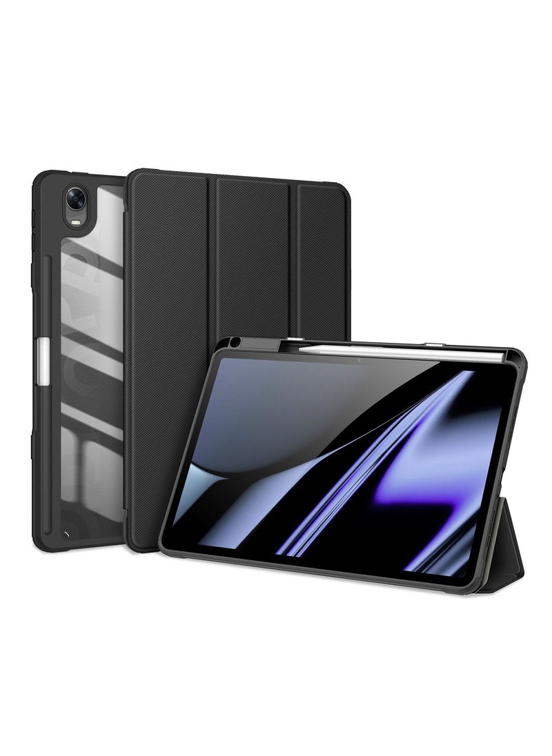 دوكس دوتشيز For OPPO Pad DUX DUCIS TOBY Series Horizontal Flip Smart Tablet Case(Black)  - Image 1