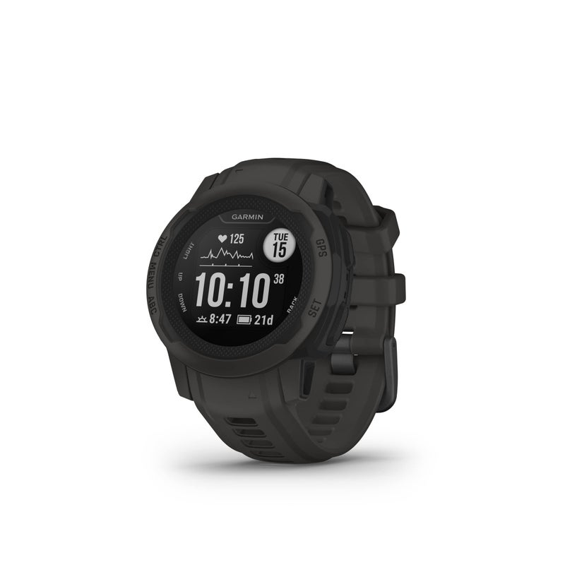 Garmin 010-13104-00 Band, 20mm, Graphite Silicone - Image 1