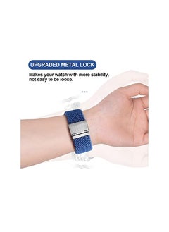 PROMASS Elastic Loop Nylon Band Compatible with Apple Watch Bands Ultra 49mm,for 45mm 44mm 41mm 40mm,Stretchy Strap for IWatch Ulita Series 8 7 6 5 4 SE (40mm/41mm,#26)  - Image 5