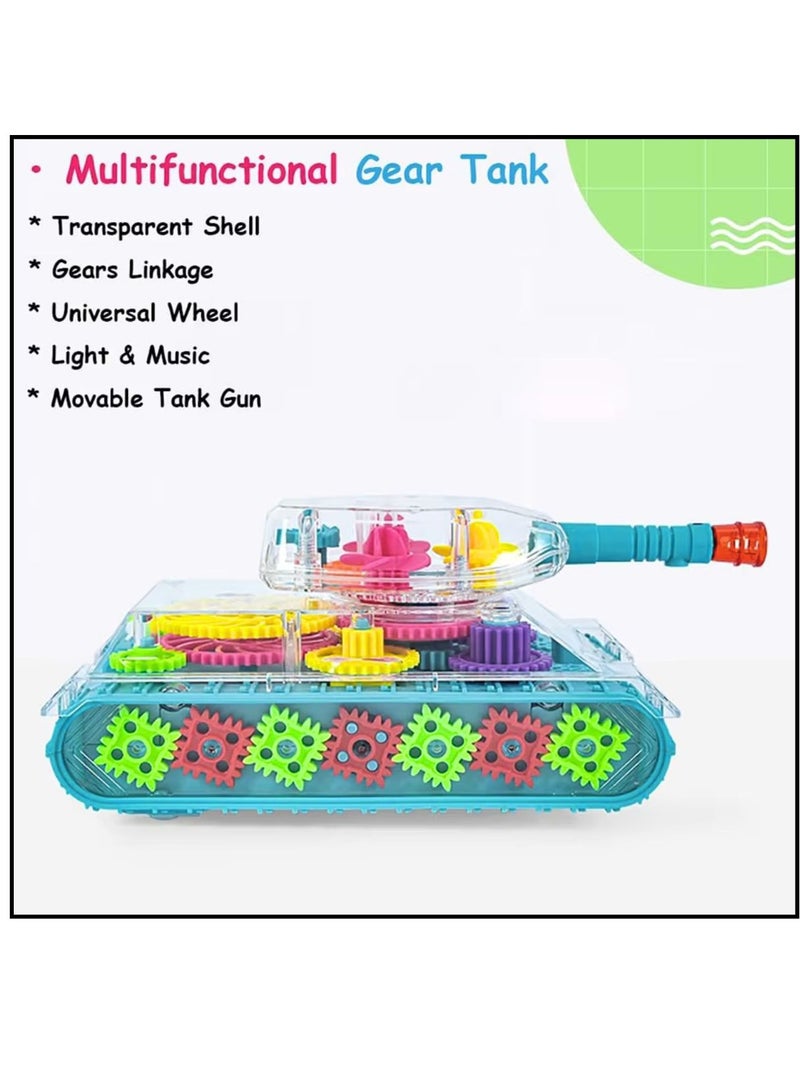 Army Tank Toy with Music & Lights for Kids – Durable Plastic, Battery Operated, Perfect Gift for Boys & Girls - Image 4