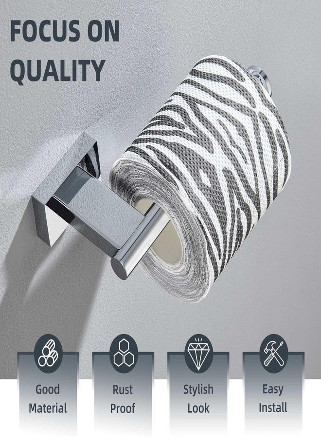 Suyar Toilet Paper Holder Chrome, SUS304 Stainless Steel Bathroom Toilet Tissue Roll Holder Wall Mounted - Image 4