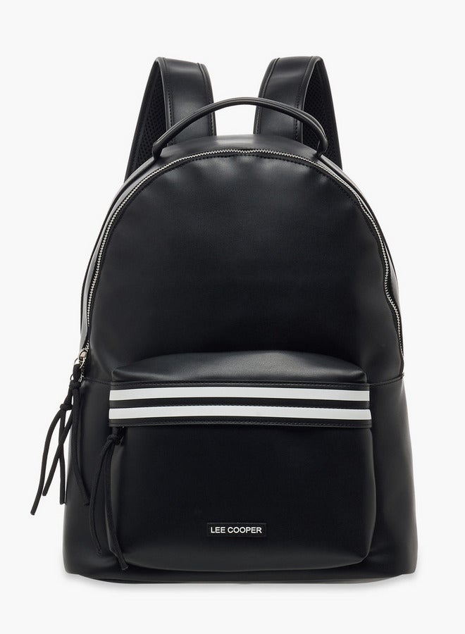 Lee Cooper Solid School Backpack with Adjustable Straps and Zip Closure - 32x16x41 cm  - Image 1