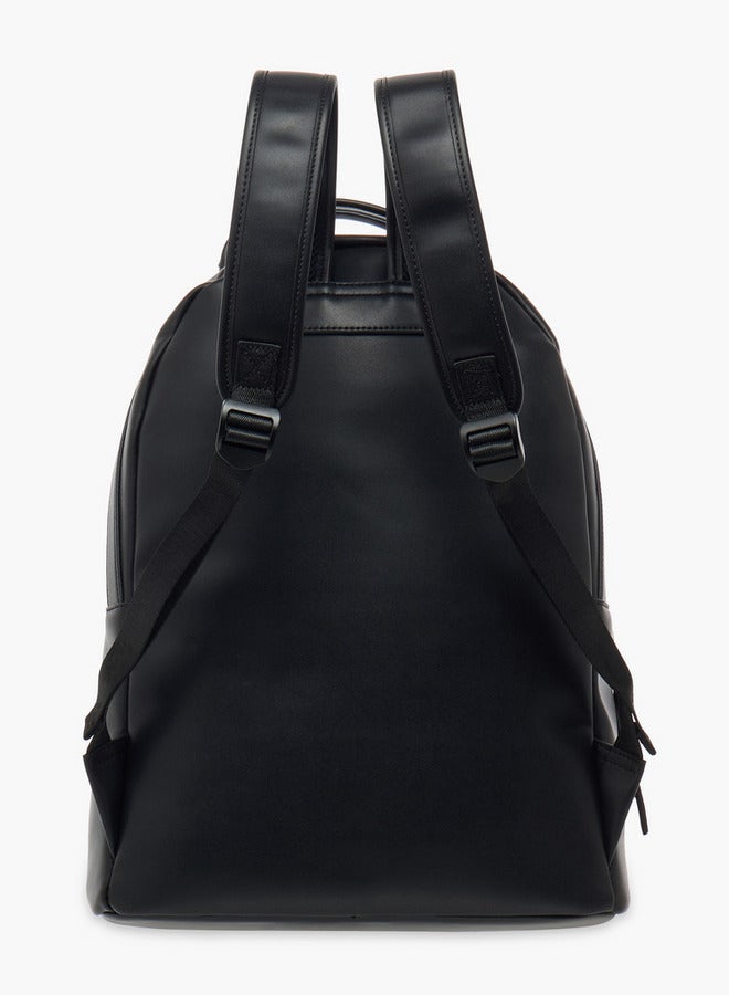Lee Cooper Solid School Backpack with Adjustable Straps and Zip Closure - 32x16x41 cm  - Image 4